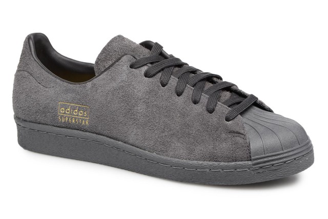ADIDAS Superstar 80s Clean Scarpe Retro Sneaker Black Grey Samba bz0566 speciale ADIDAS Superstar 80s Clean Scarpe Retro Sneaker Black Grey Samba bz0566 speciale