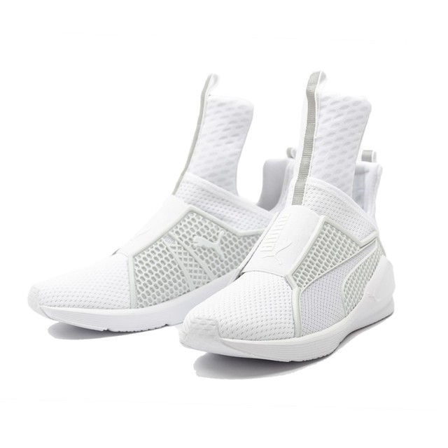 PUMA Fenty TRAINER White/White Scarpe Sneaker Bianco 189193 02 PUMA Fenty TRAINER White/White Scarpe Sneaker Bianco 189193 02