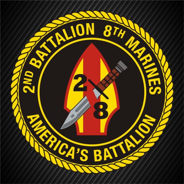 2nd Battalion 8th Marines USMC Sticker Vinyl Decal | eBay