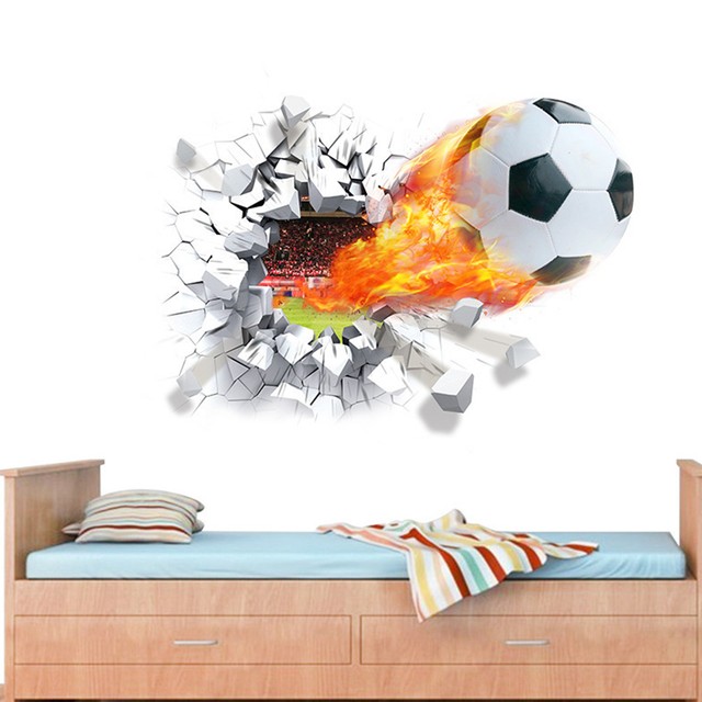 Kids Room Decor Soccer Ball Football Wall Sticker Decal Sport Boy Kids Room Decor Soccer Ball Football Wall Sticker Decal Sport Boy Bedroom Useful