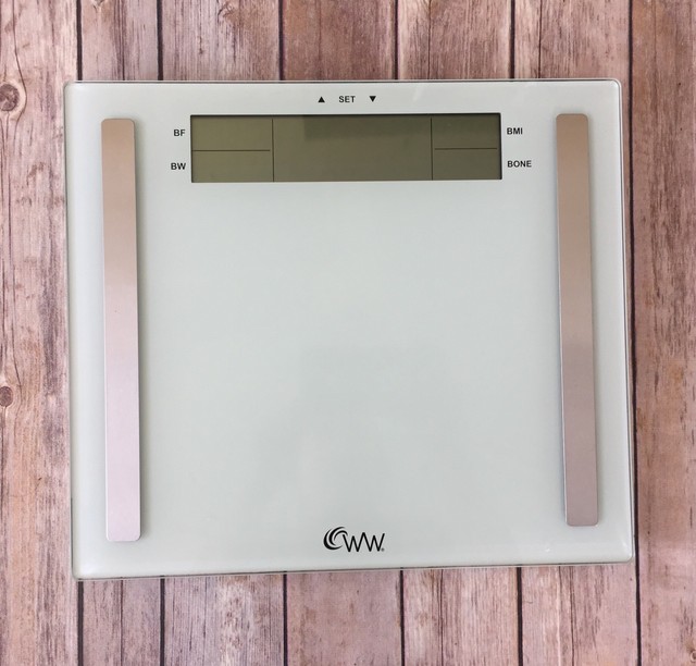 Weight Watchers Bathroom Scale White Chrome Gl Conair Body Weight Watchers Bathroom Scale White Chrome Gl Conair Body Ysis Ww65 B9