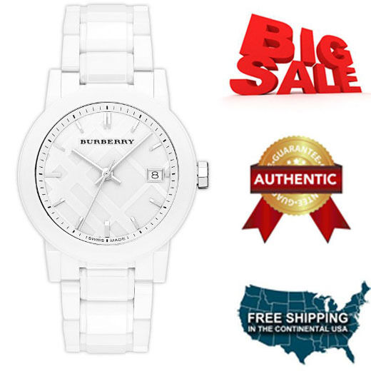 burberry ceramic white watch