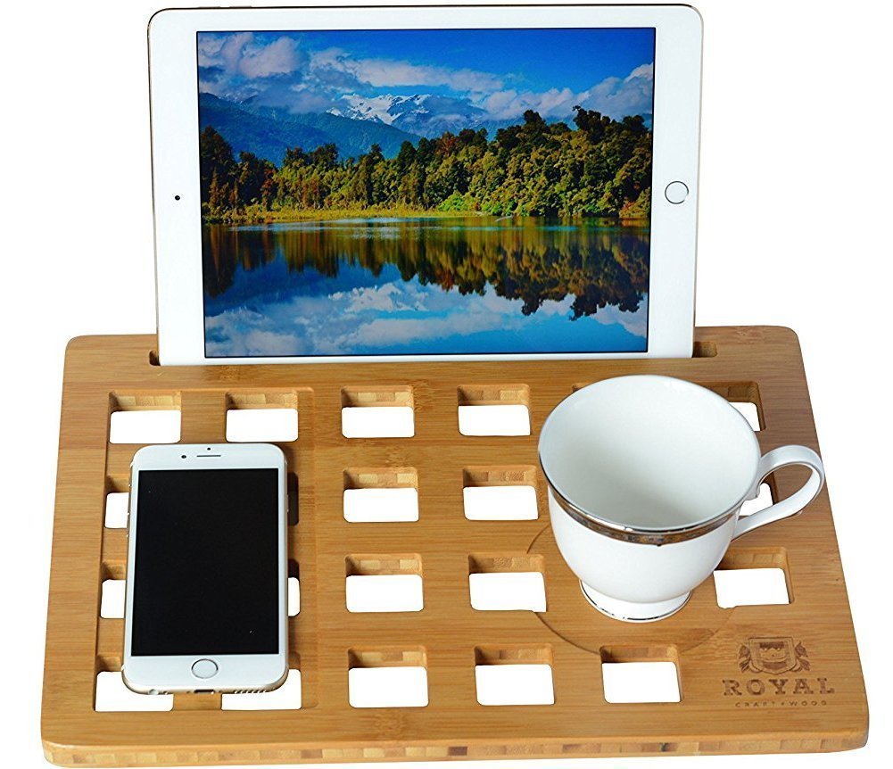 Royal Craft Wood Student Lapdesk Bamboo Air Lap Desk Slate For 1113 Picture 1 Of 7