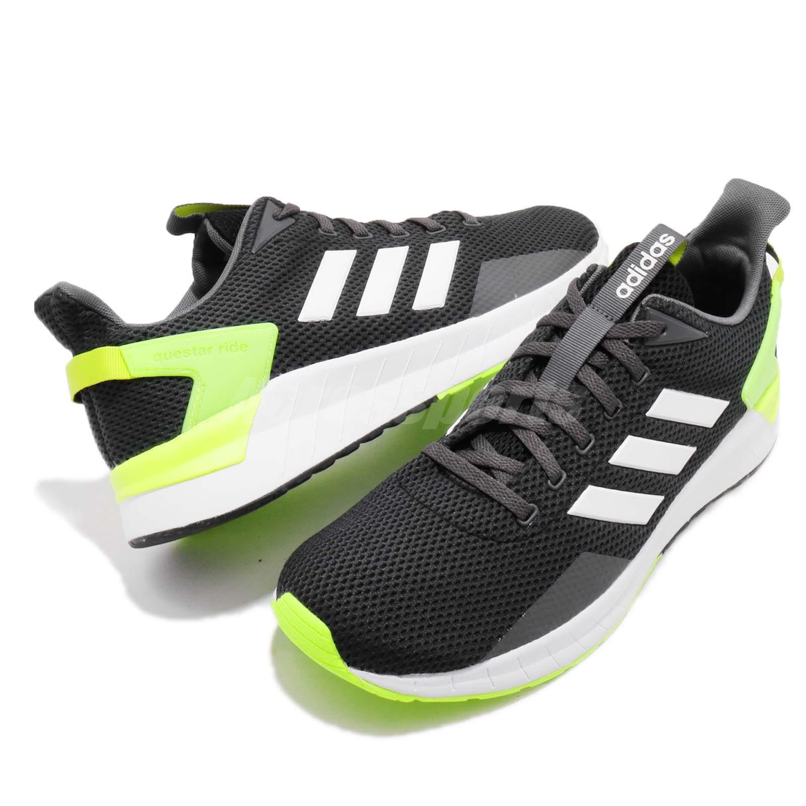 adidas questar passaggio nero bianco - gialla uomini scarpe da ginnastica adidas questar passaggio nero bianco - gialla uomini scarpe da ginnastica