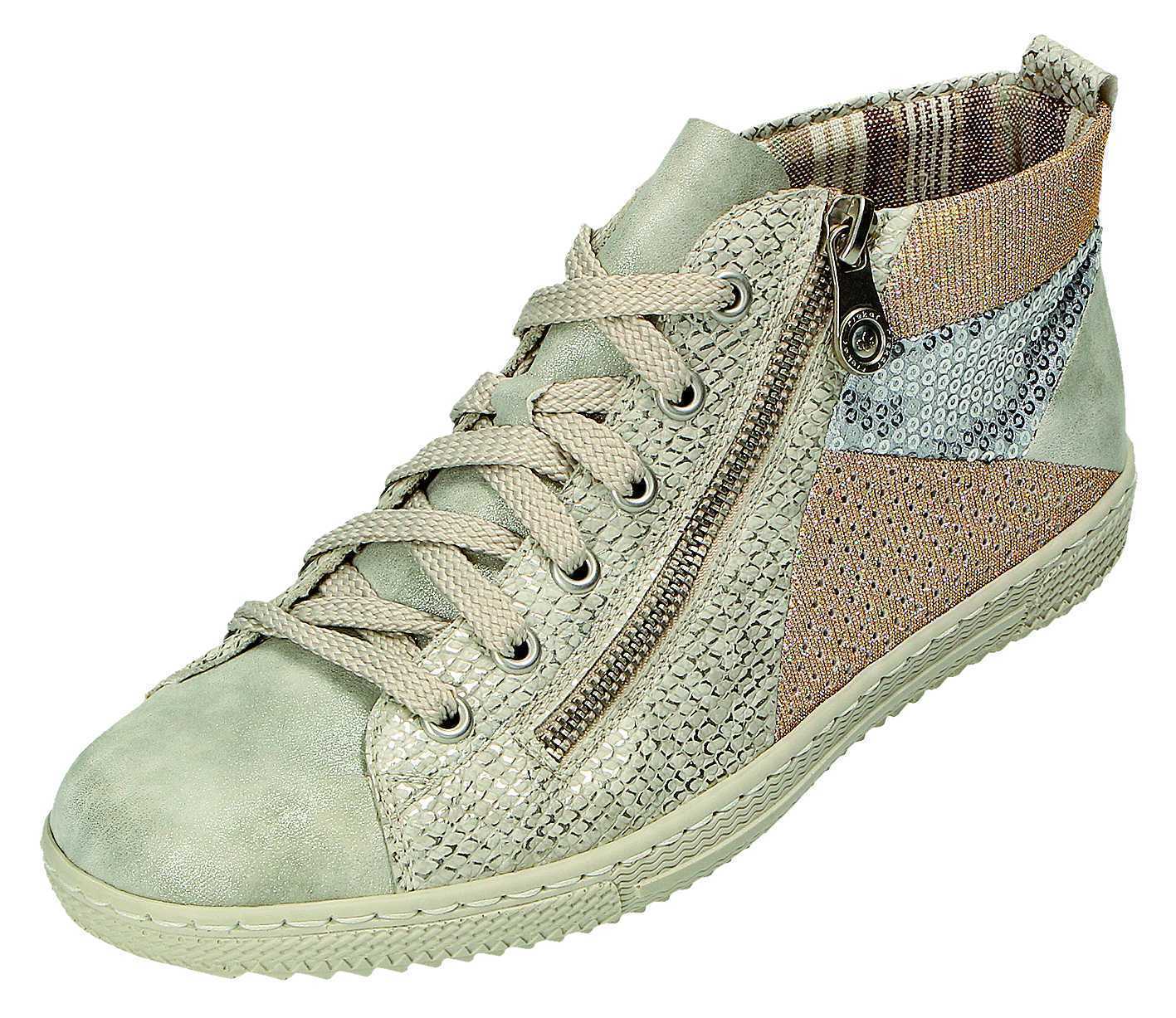 Rieker Schnür zapatos Sneaker Halb zapatos Damen grau L9446-40 Gr.36-42 (New) Rieker Schnür zapatos Sneaker Halb zapatos Damen grau grau Damen L9446-40 Gr.36-42 (New) 9756be
