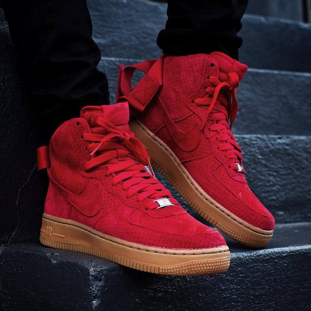 nike air force 1 high all red nike air force 1 high all red