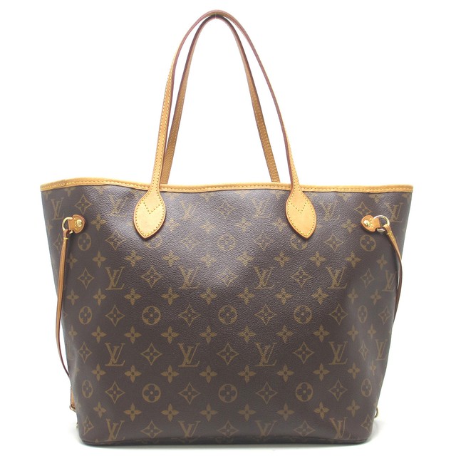 Auth Louis Vuitton Monogram Neverfull Mm M40156 Tote Bag Brown Auth Louis Vuitton Monogram Canvas Neverfull Mm Tote Bag M40156 Dh46477