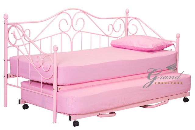 Joseph Victorian 2ft6 Small Single Metal Day Bed Black Cream White Joseph Metal Day Bed With Trundle And Mattress Pink S Guest Frame