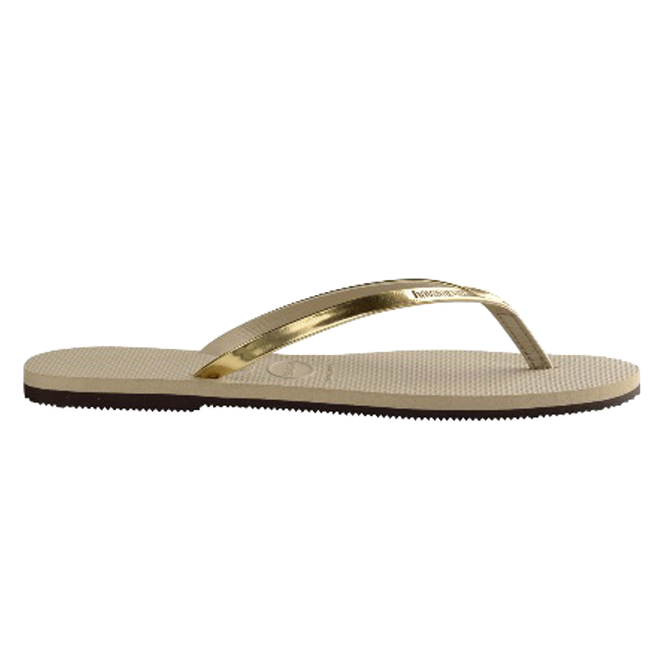 Havaianas Slim You Metallic Flip Flop Womens Sandals Sand Grey Light Gold Havaianas Slim You Metallic Flip Flop Womens Sandals Sand Grey Light Gold