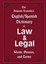 The Hispanic Economics English/Spanish Dictionary of Law & Legal Words,...
