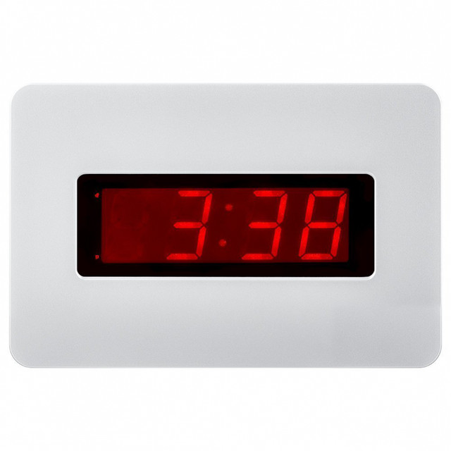 Kwanwa Digital Led Wall Clock Battery Operated Only Can Be Placed Kwanwa Wall Desk Digital Alarm Clock Battery Operated Only 1 4 Large Led