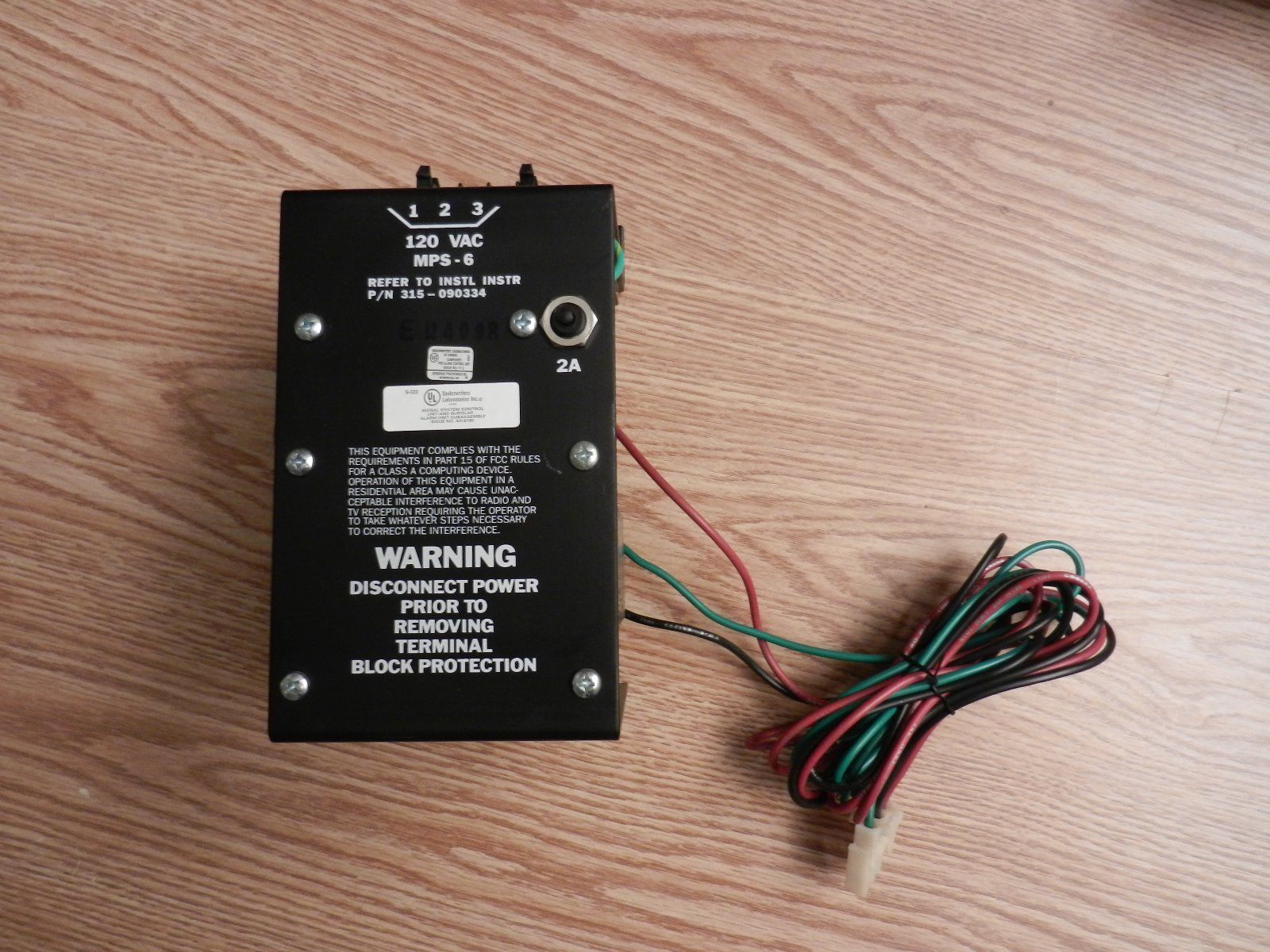 item 5 SIEMENS / CERBERUS PYROTRONICS MXL MPS-6 POWER SUPPLY 24VDC 6.5 AMP 315-090334 -SIEMENS / CERBERUS PYROTRONICS MXL MPS-6 POWER SUPPLY 24VDC 6.5 AMP ...