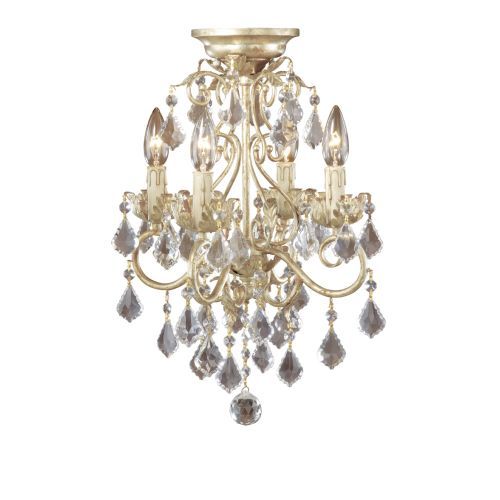 Vaxcel Lighting Newcastle Gilded White Gold Chandelier W 4 Light Brand New Lowest Price