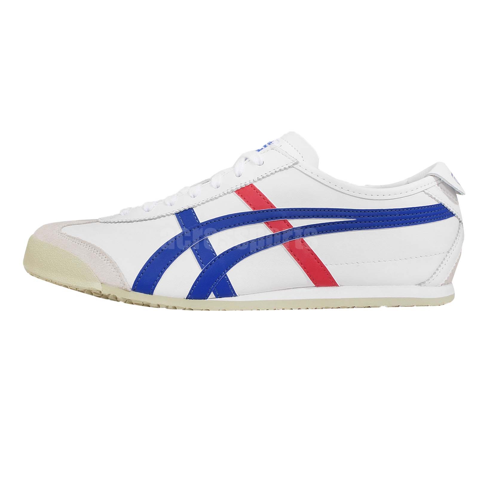 ASICS Onitsuka Tiger Mexico 66 Scarpe White Blue dl408 0146 Retro Sneaker ASICS Onitsuka Tiger Mexico 66 Scarpe White Blue dl408 0146 Retro Sneaker