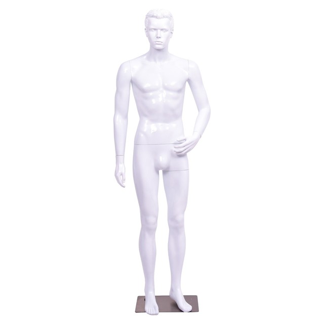 giantex male mannequin full body dress form display plastic high full body dress form