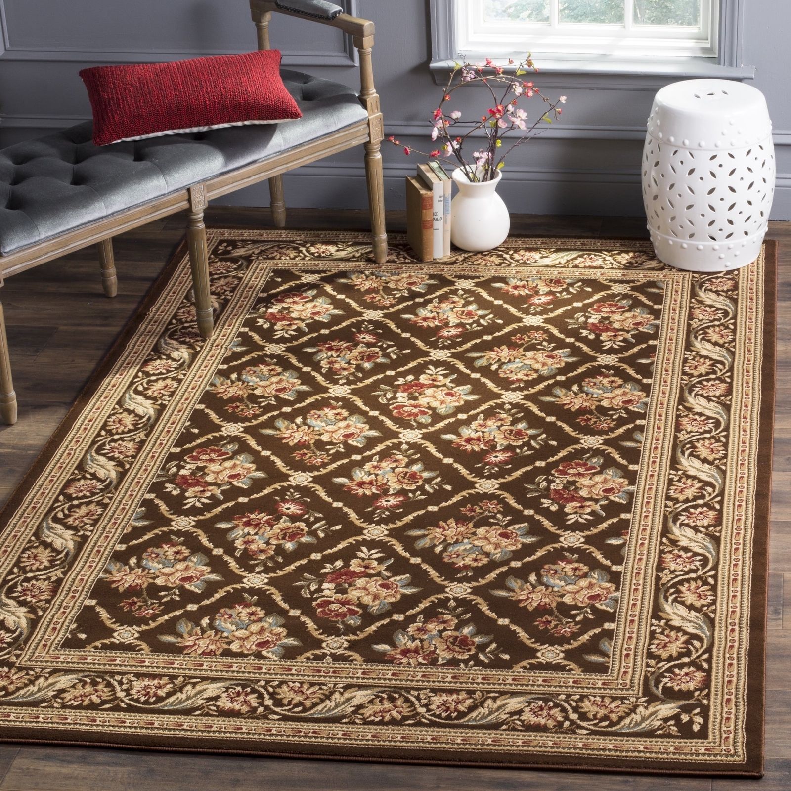 Safavieh Lyndhurst Manuel Traditional Border Area Rug Ebay