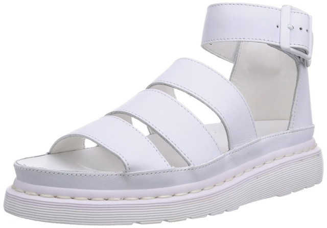 Dr. Martens Clarissa Sandali con cinturino alla caviglia Donna Bianco Q5o Dr. Martens Clarissa Sandali con cinturino alla caviglia Donna Bianco Q5o