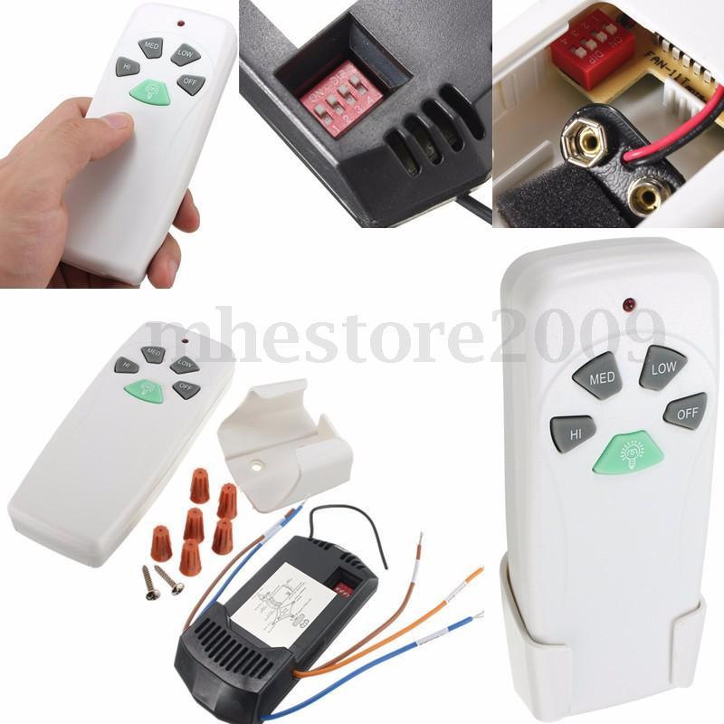 Universal Harbor Breeze 43147 Ceiling Fan Light Wall Remote Picture 1 Of 8