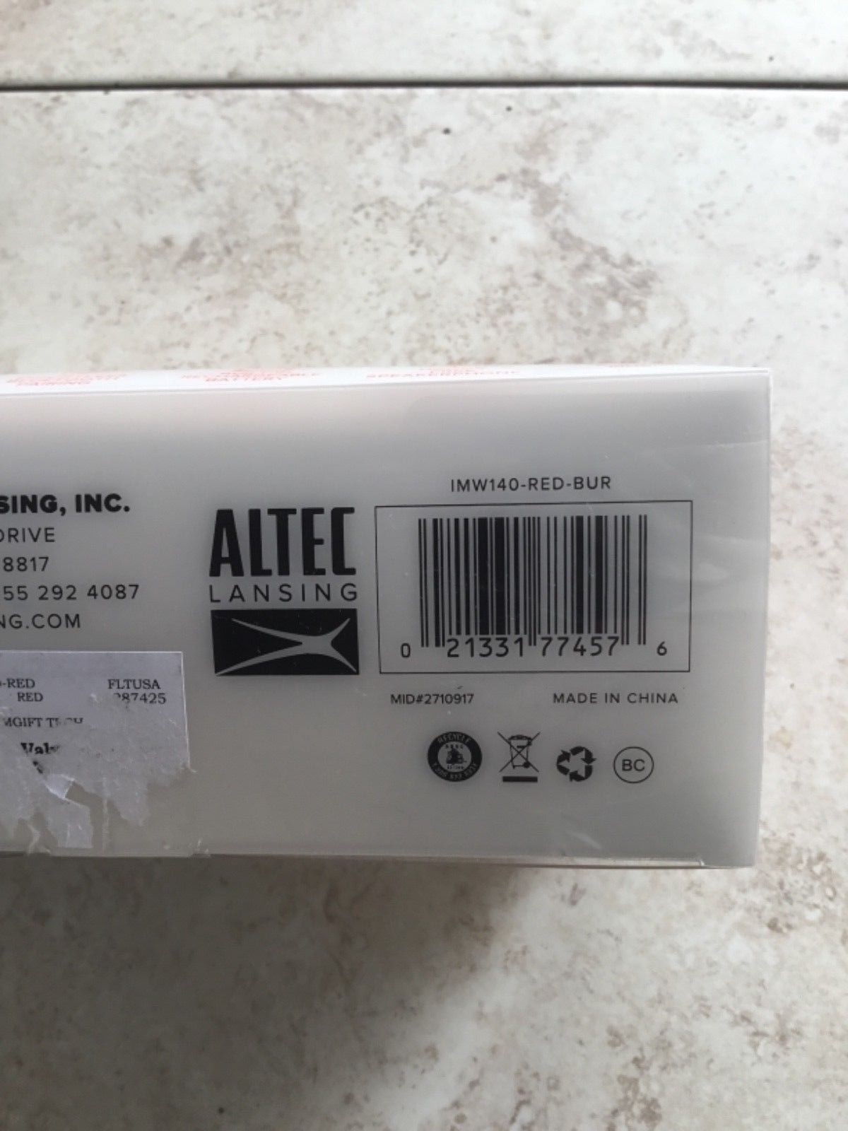 Altec Lansing Dual Motion Bluetooth Speaker Red Brand new lowest price