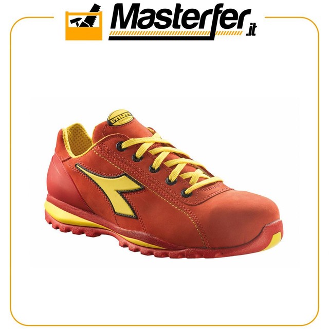 Diadora Scarpa da Lavoro Bassa S3 Glove Rosso Scuro 45 NUOVO Diadora Scarpa da Lavoro Bassa S3 Glove Rosso Scuro 45 NUOVO