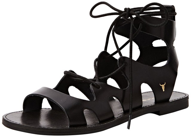 TG.37 Windsor Smith Baby Leather Scarpe Col Tacco con Cinturino a T Donna TG.37 Windsor Smith Baby Leather Scarpe Col Tacco con Cinturino a T Donna
