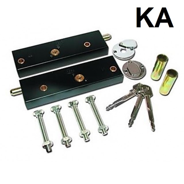Asec 1999 Garage Door Bolt Lock Kit With Fixing Keys