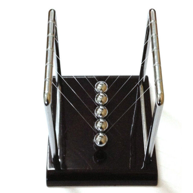 Large Newtons Cradle Office Desk Toy Kenetic Educational Gravity Large Newtons Cradle Toy Office Desk Kenetic Educational Gravity Balance