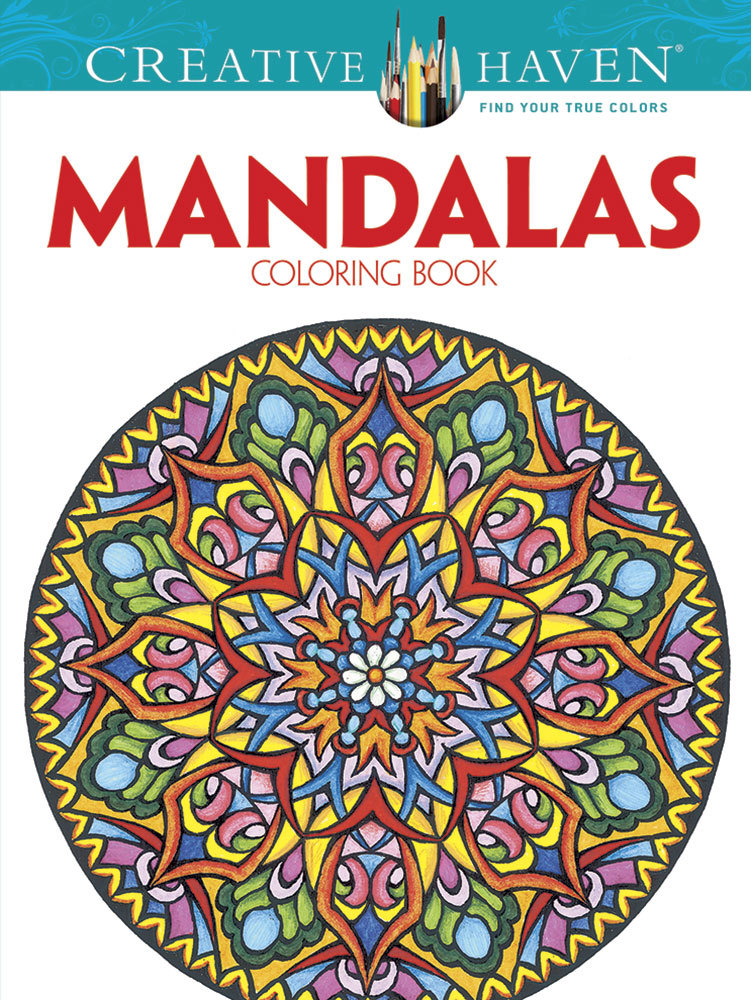 Creative Haven Mandalas Adult Coloring Book Stress Therapy Art