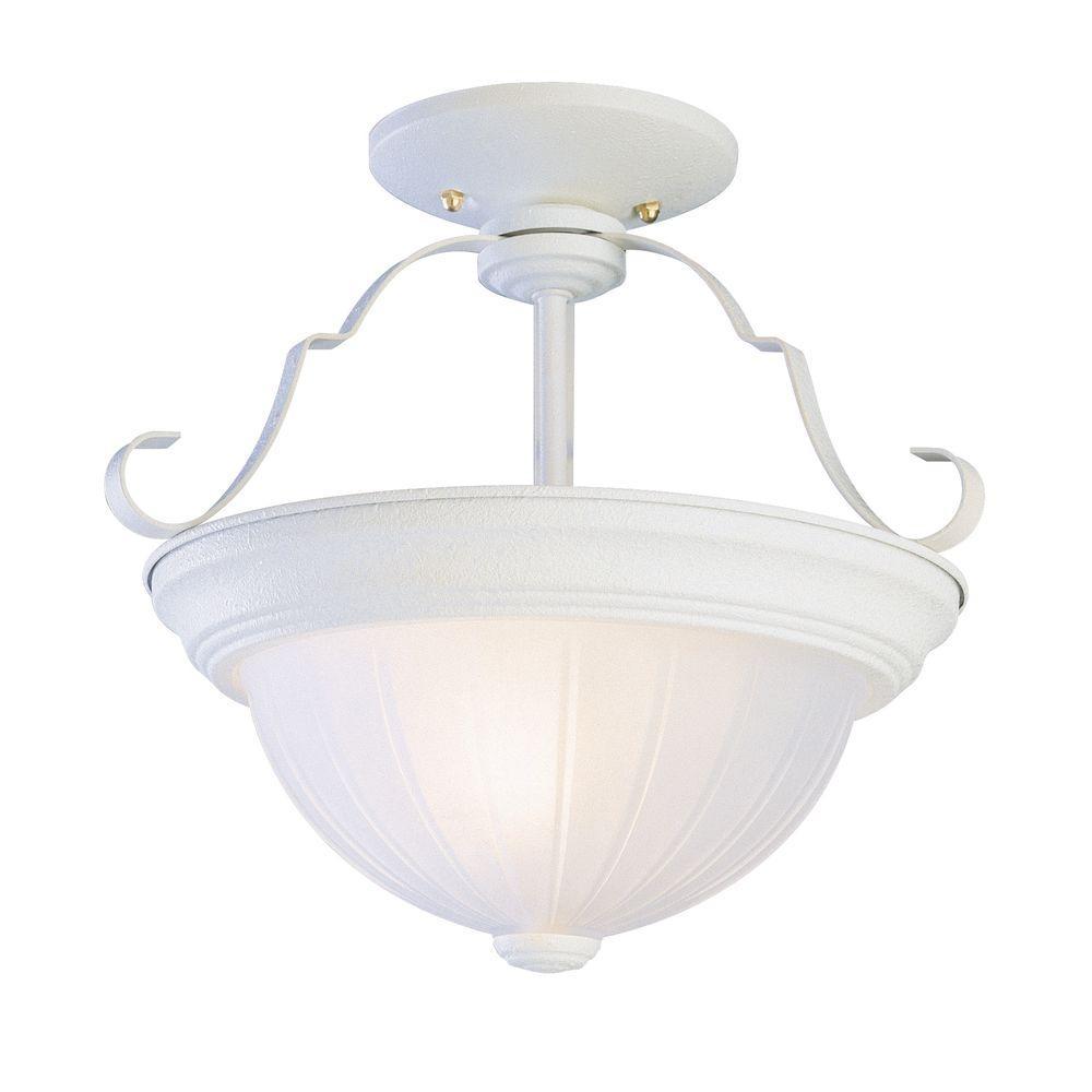 Trans Global Lighting Energy Efficient 2 Light Semi Flushmount Picture 1 Of