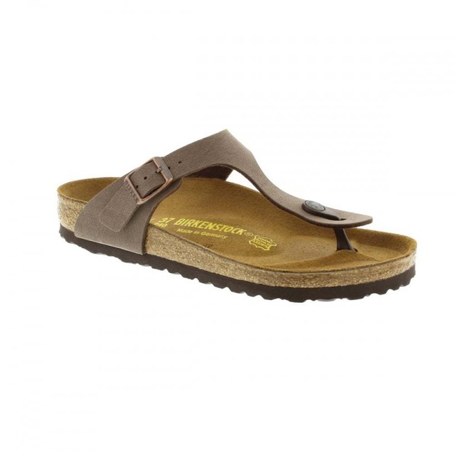 Birkenstock Unisex Gizeh FitMocca Regular 043751 Marrone Sandali Birkenstock Unisex Gizeh FitMocca Regular 043751 Marrone Sandali