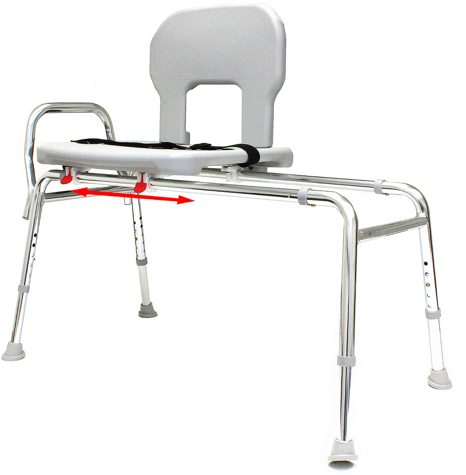 Eagle Health Bariatric Sliding Shower Bath Transfer Bench Chair 500 Brand New T