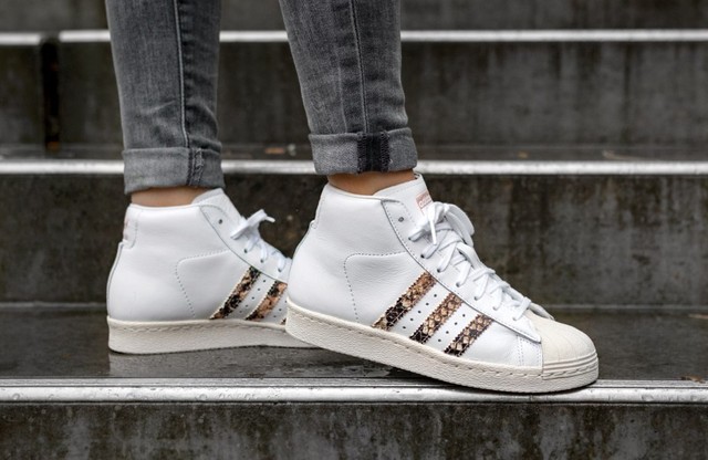 ADIDAS promodel BB4946 Scarpe da Ginnastica da Donna Bianco Pelle 100% AUTENTICO ADIDAS promodel BB4946 Scarpe da Ginnastica da Donna Bianco Pelle 100% AUTENTICO