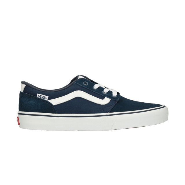 VANS NUOVO da uomo CREPALDI Righe Scarpe Dress Blues / BIANCA VANS NUOVO da uomo CREPALDI Righe Scarpe Dress Blues / BIANCA