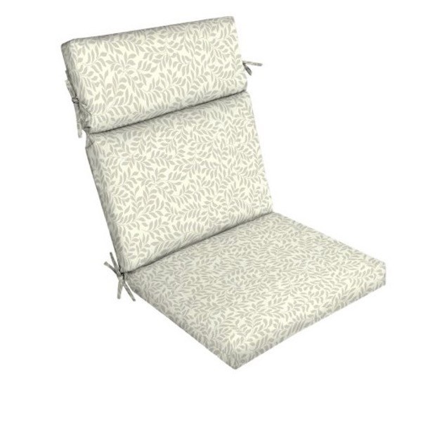 Ivory Outdoor Patio Dining Chair Cushion Set Of 4 Replacement Ivory Outdoor Patio Dining Chair Cushion Seat Thick Replacement Pad Ties Leaf