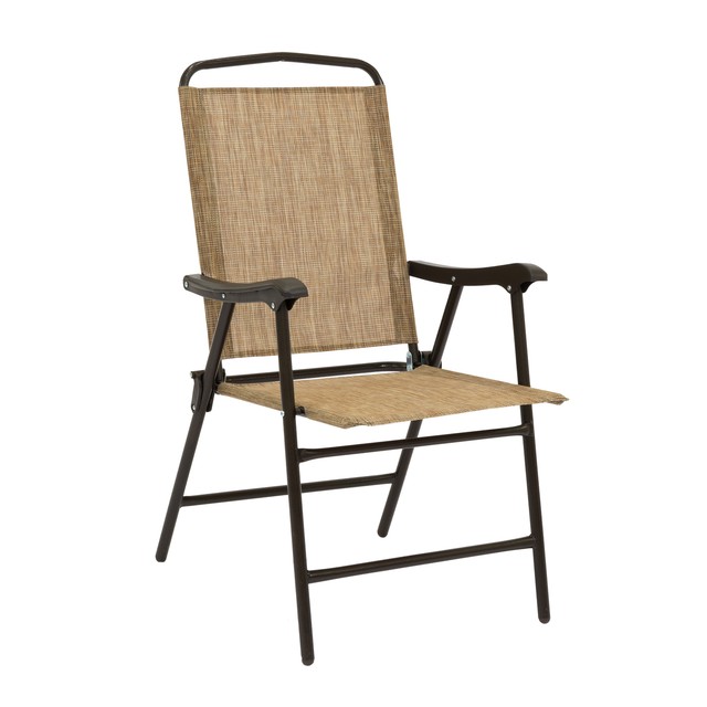 Best Choice S Set Of 2 Portable Patio Sling Back Folding Best Choice S Set Of 2 Portable Patio Sling Back Folding Chairs Brown