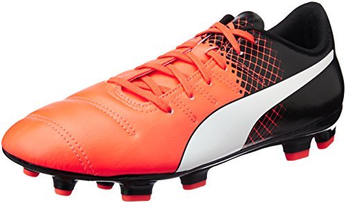 Puma Scarpa da Calcetto Evopower Corallo/Nero/Bianco 43 UK 9 9 Puma Scarpa da Calcetto Evopower Corallo/Nero/Bianco 43 UK 9 9
