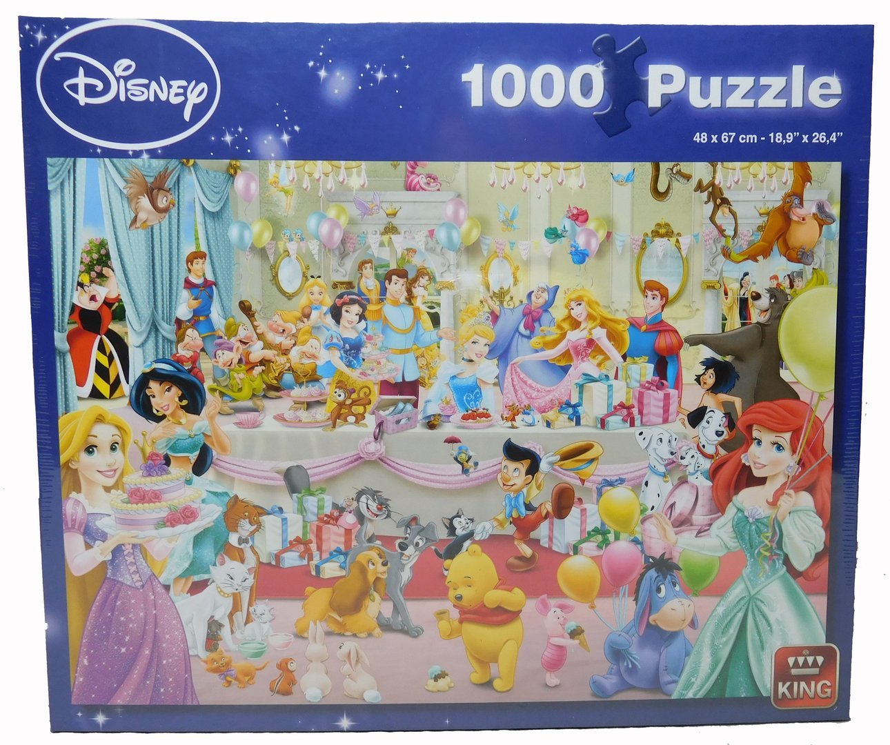 Uncategorized Puzzles Disney disney disneyland jigsaw puzzles by king 1000 pieces 05125 mad tea picture 1 of 1