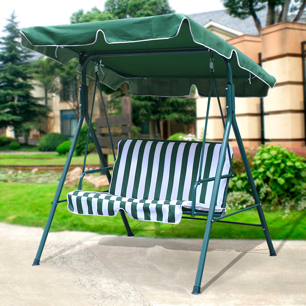 2 Person Canopy Swing Glider Hammock Patio Furniture Backyard Porch Picture 1 Of 10