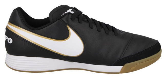 NIB MEN'S NIKE TIEMPOX GENIO II LEATHER IC INDOOR SOCCER SHOES 819215 010 BLACK NIB MEN'S NIKE TIEMPOX GENIO II LEATHER IC INDOOR SOCCER SHOES 819215 010 BLACK