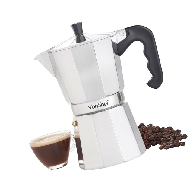 Vonshef 9 Cup Italian Espresso Coffee Maker Stove Top Moka Vonshef 9 Cup Italian Espresso Coffee Maker Stove Top Moka Macchinetta