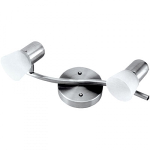 Canarm Omni 2 Head Track Light Bulb Brushed Pewter Finish Frosted Canarm Omni 2 Head Track Light Bulb Brushed Pewter Finish Frosted Swirl Glass