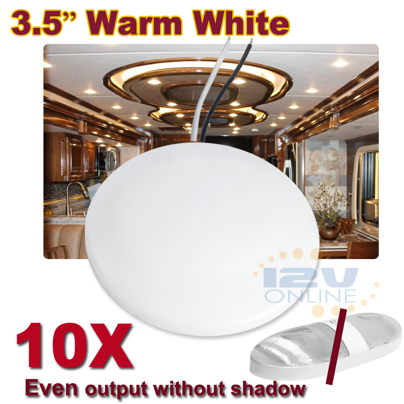 10 X 12v 3 5 Led Ceiling Light Rv Trailer Boat Marine Cabin Kitchen Picture 1 Of 7