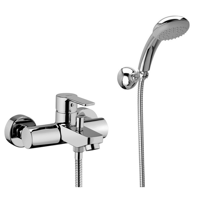 Miscelatore Rubinetto vasca con doccia doccetta flessibile Red ... Miscelatore Rubinetto vasca con doccia doccetta flessibile Red ...