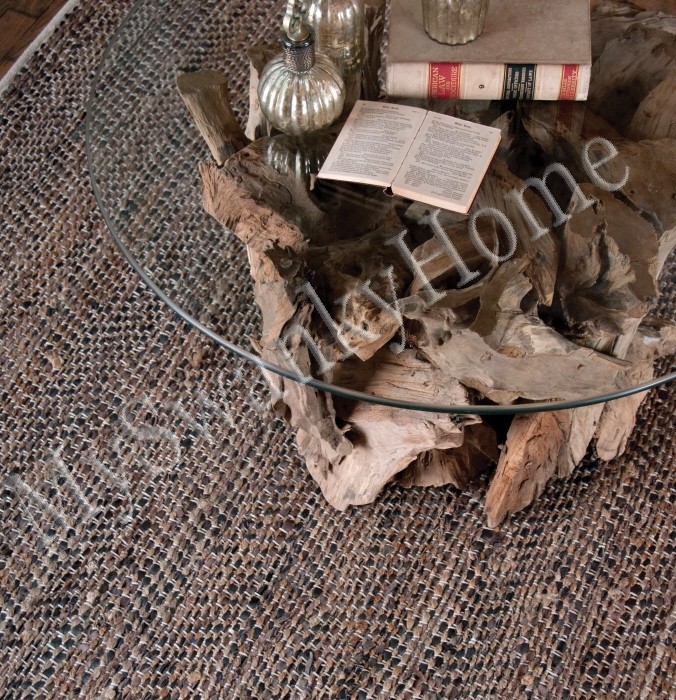 9 X 12 Hand Woven Brown Rescued Leather Area Rug Neiman Marcus Picture 1 Of 5