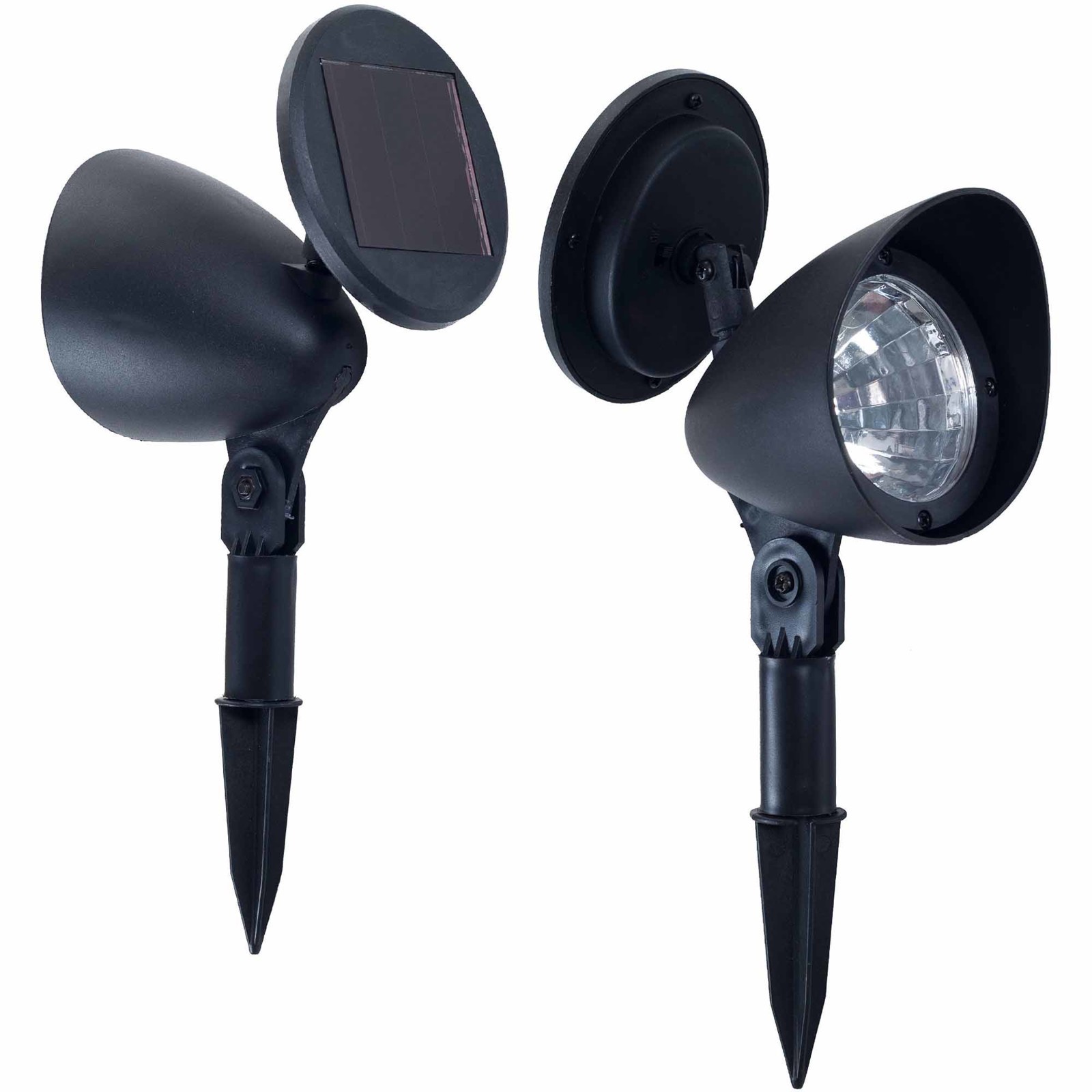 Pure Garden Outdoor Solar Yard Spot Lights 4pk Top Quality Brand New T