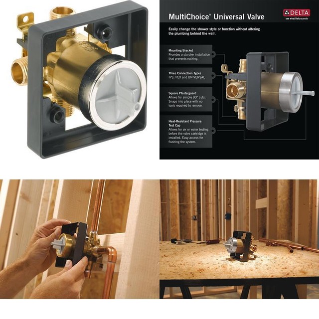 Delta Faucet R10000 Unbx Multichoice Universal Tub And Shower Valve Delta Faucet R10000 Unbx Multichoice Universal Tub And Shower Valve