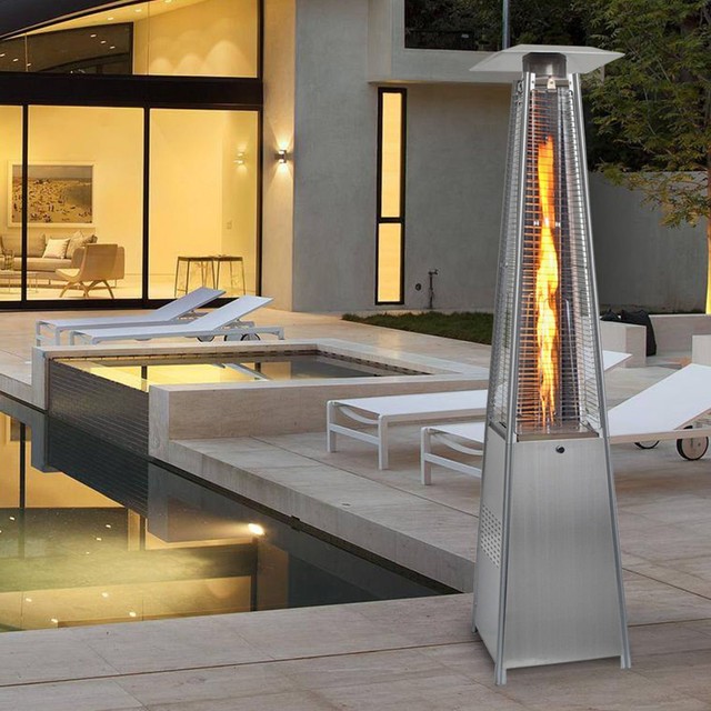 Quartz 13kw Gas Patio Heater Garden Pyramid Outdoor With Wheels Quartz 13kw Gas Patio Heater Garden Pyramid Outdoor With Wheels Uk Stock