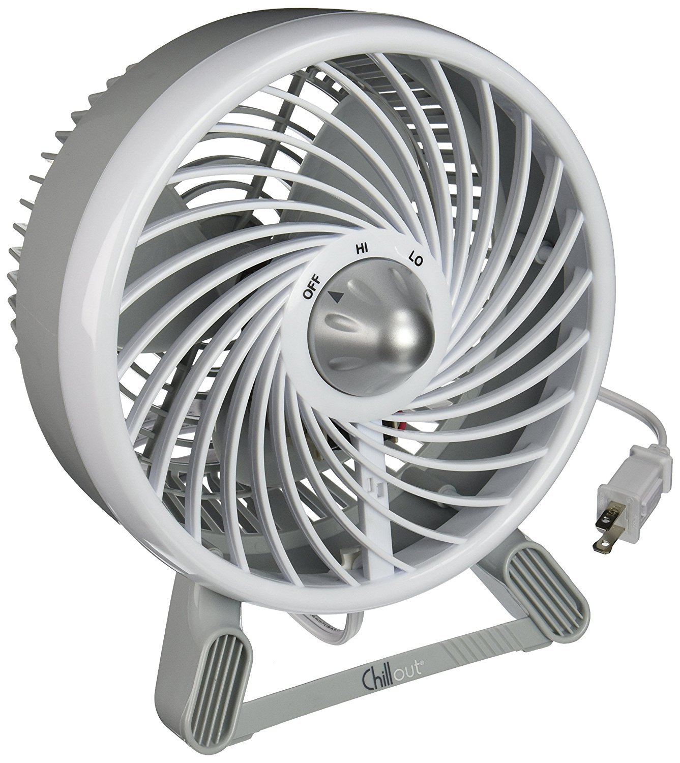Chillout 7 In Compact Electric Desk Fan W Quiet Dual Sd Picture 1 Of 3