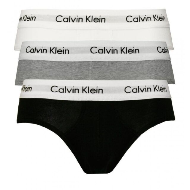 Mens Calvin Klein Hip Briefs Underpants Pack of 3 Size XL Guaranteed ...