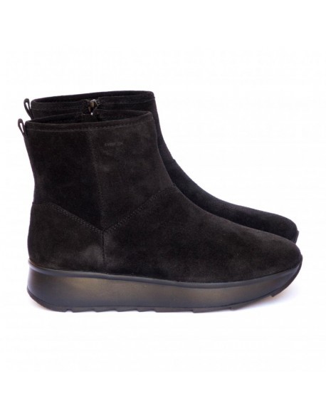 D745TC BLACK Scarpa donna Geox tronchetto pelle scanosciata D745TC BLACK Scarpa donna Geox tronchetto pelle scanosciata